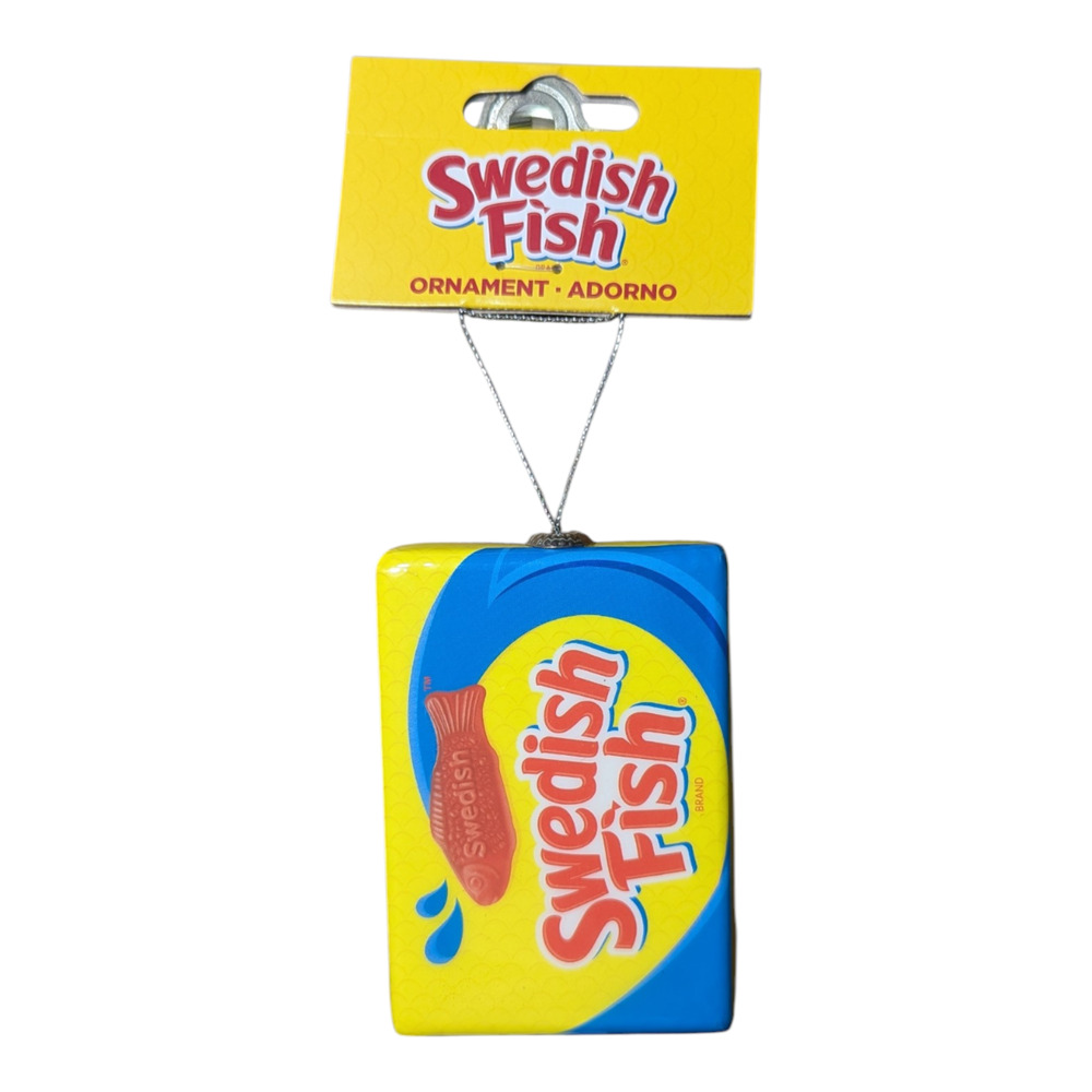 Swedish Fish Decoupage Holiday Ornament Made By Ruz NWT Gift